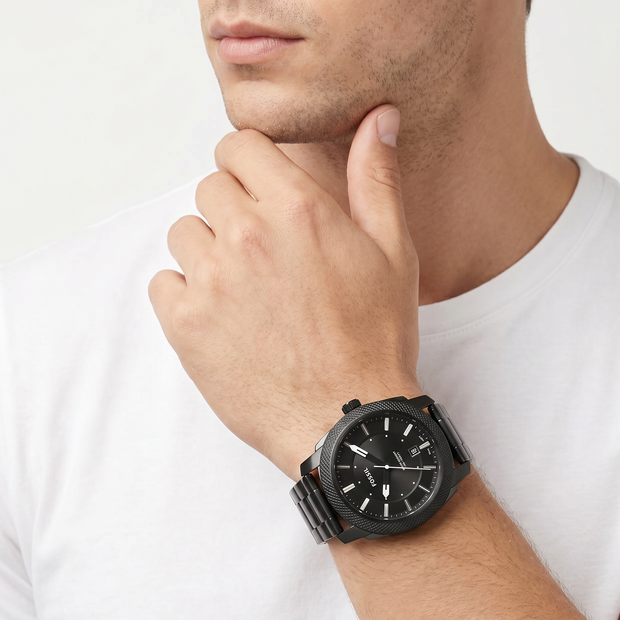 Men 49mm Black Watch