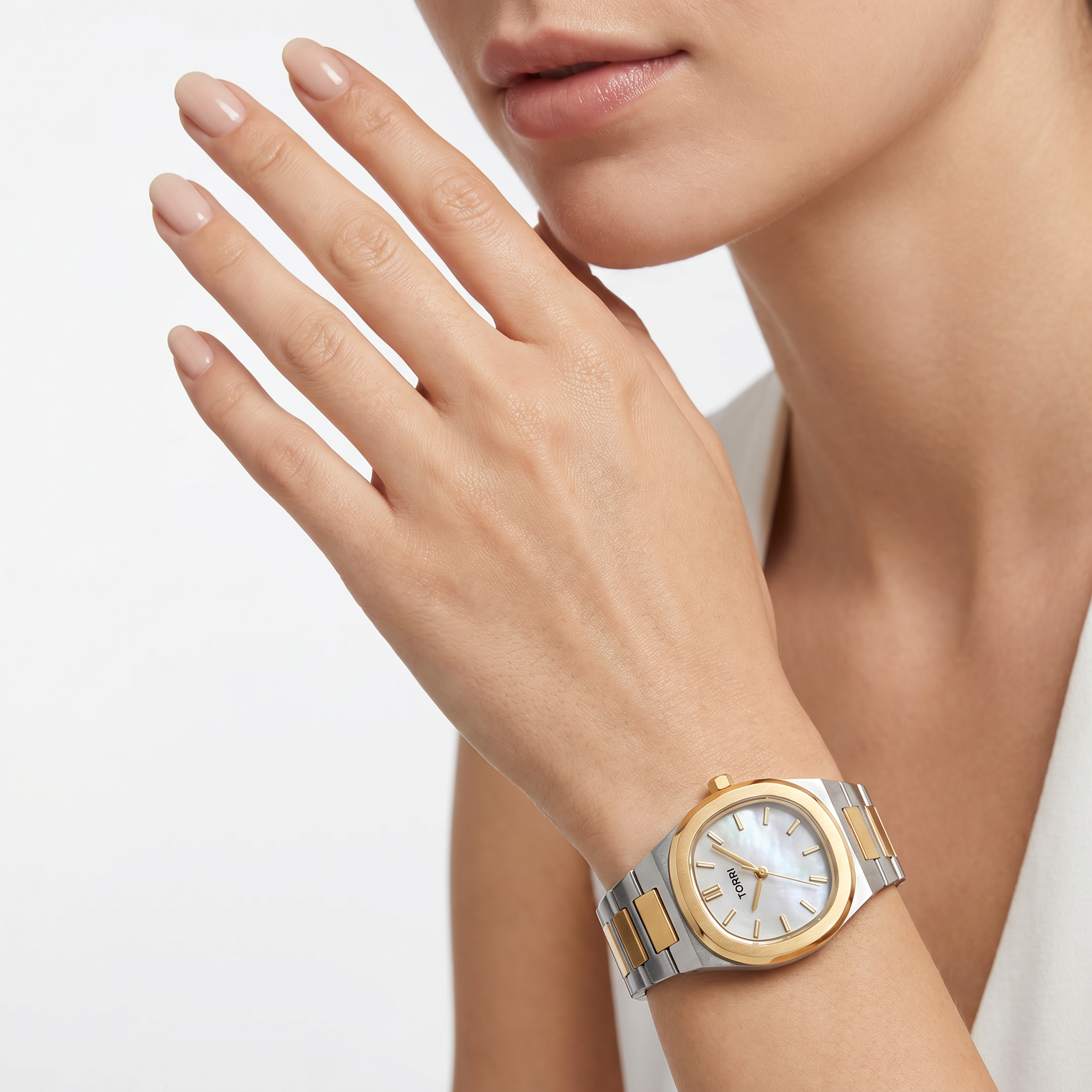 Women Teatro Two Tone  Watch