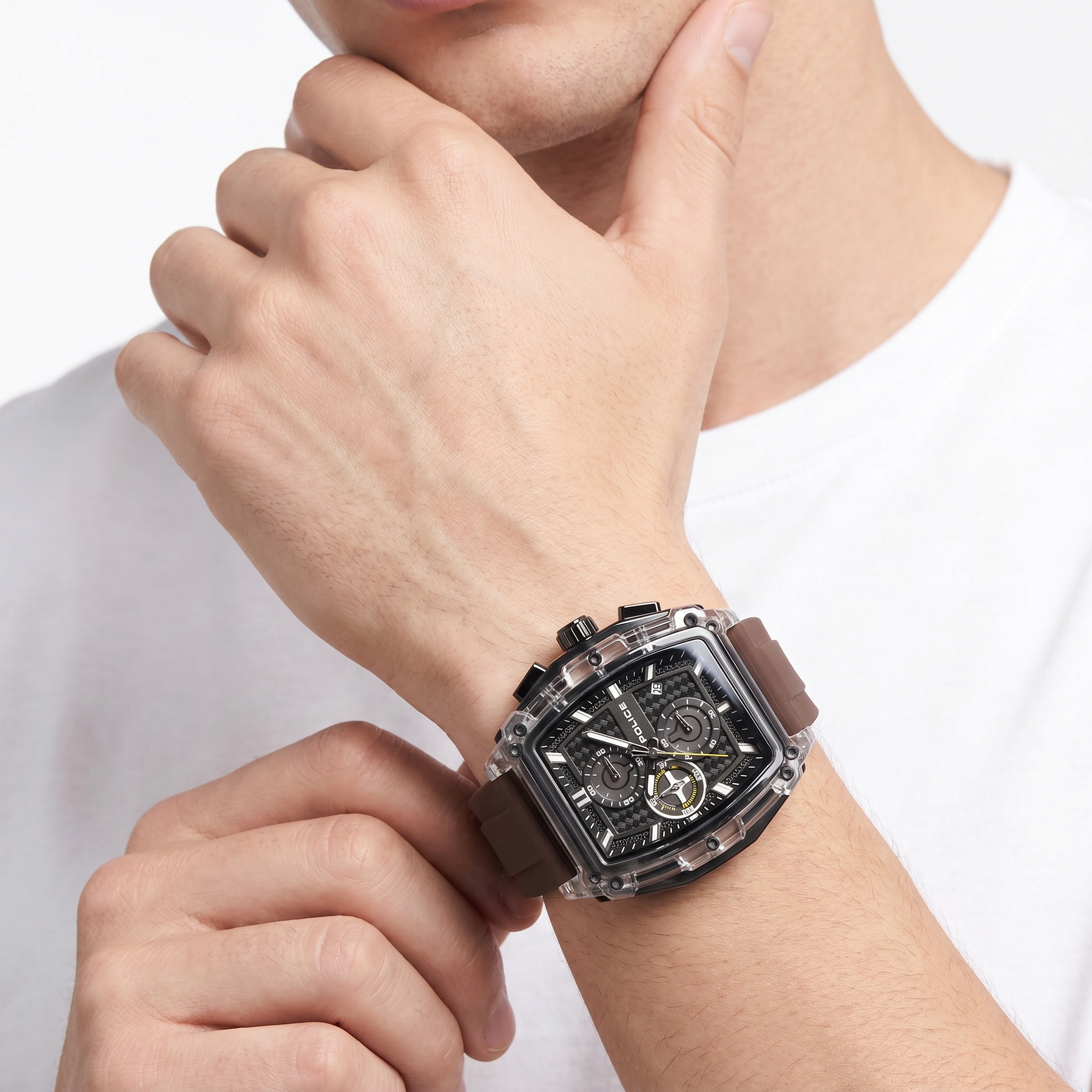 Men Clout Tank Black Watch