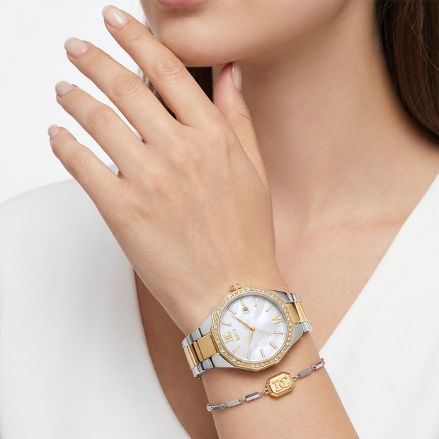 Women Priscilla Two Tone Watch