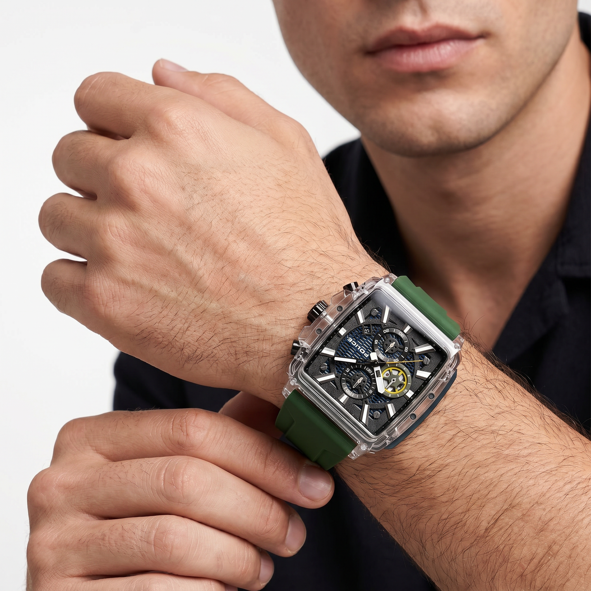 Men Clout Octet Two Tone Watch