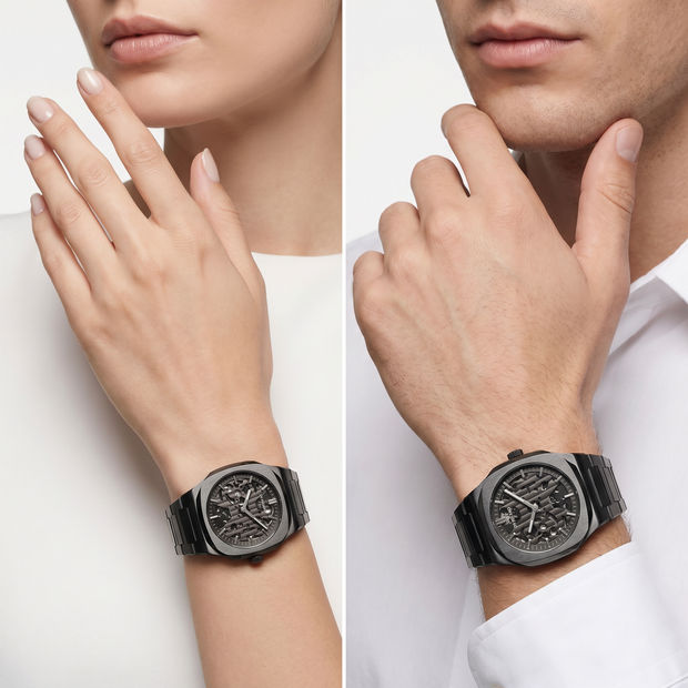 Unisex Soot Depth Black Watch