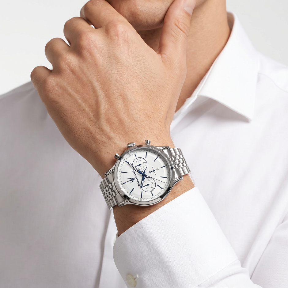 Men Epoca White Watch