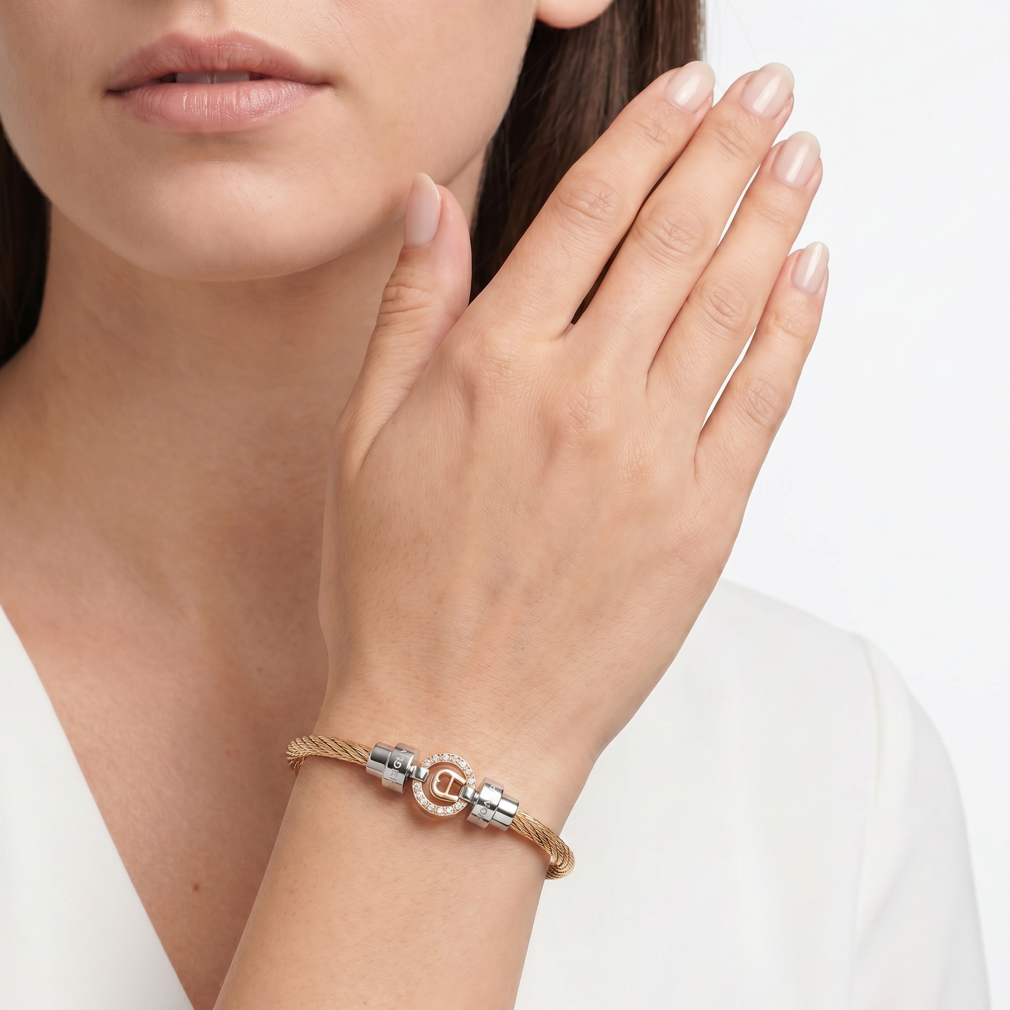 Women Rose Gold Bangle