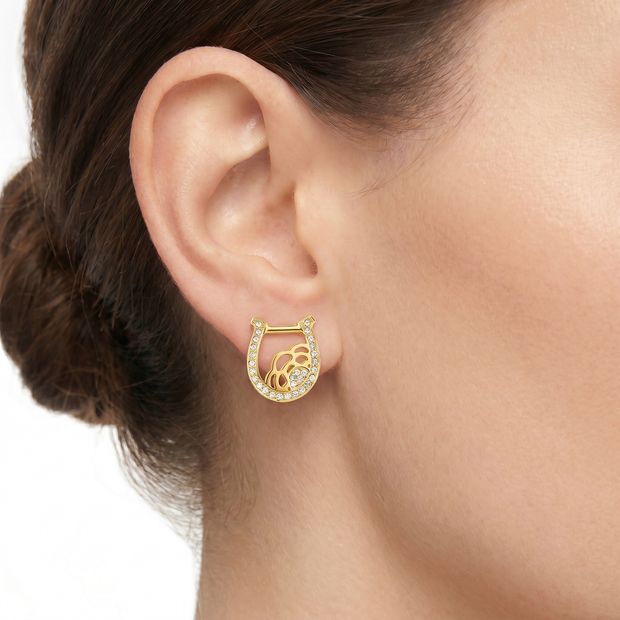 Women Gold-Plated Earrings