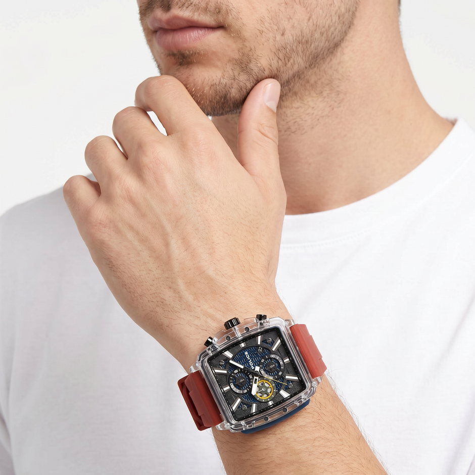 Men Clout Octet Two Tone Watch