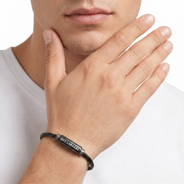 Men Marcel Black Bracelet