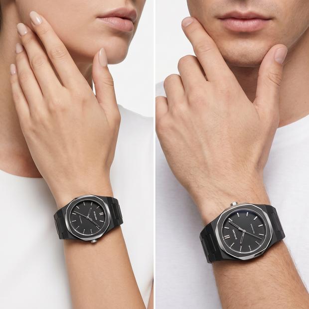 Unisex Polycarbon Black Watch