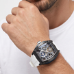 Men Rebel White Watch