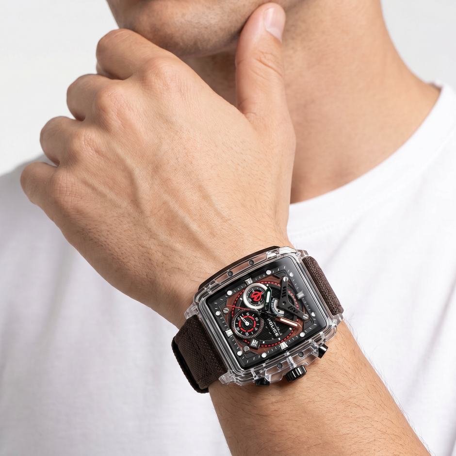 Men Clout Black  Watch