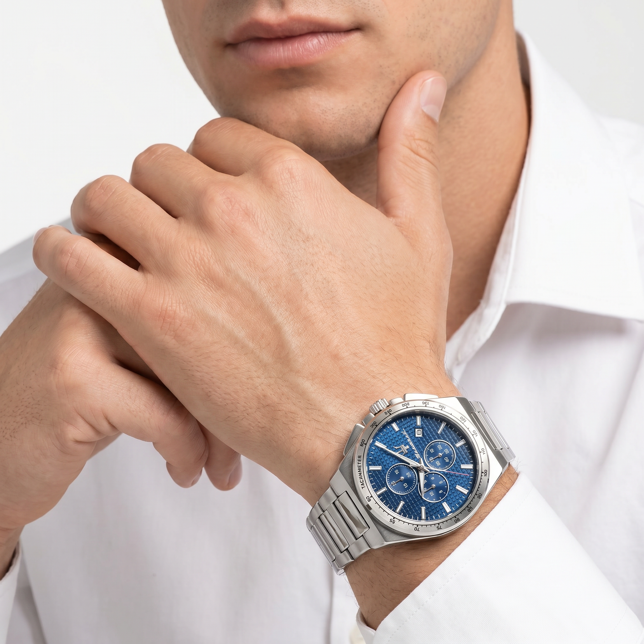 Men Velocita Slim Blue 41mm Watch