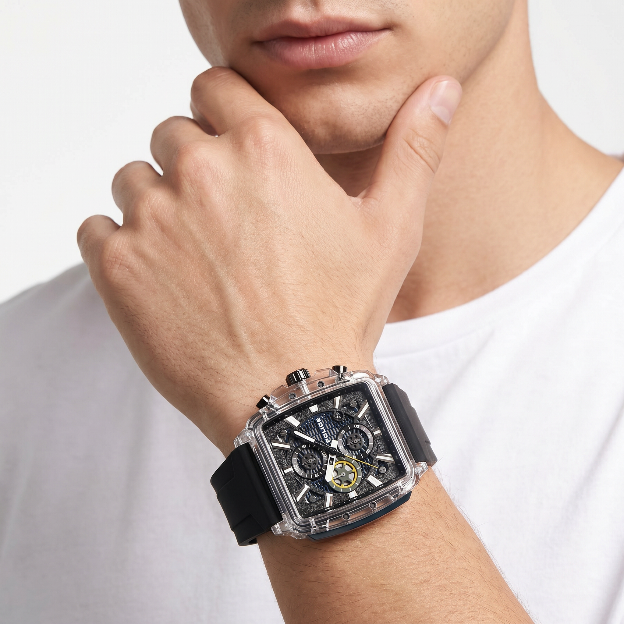 Men Clout Octet Two Tone Watch