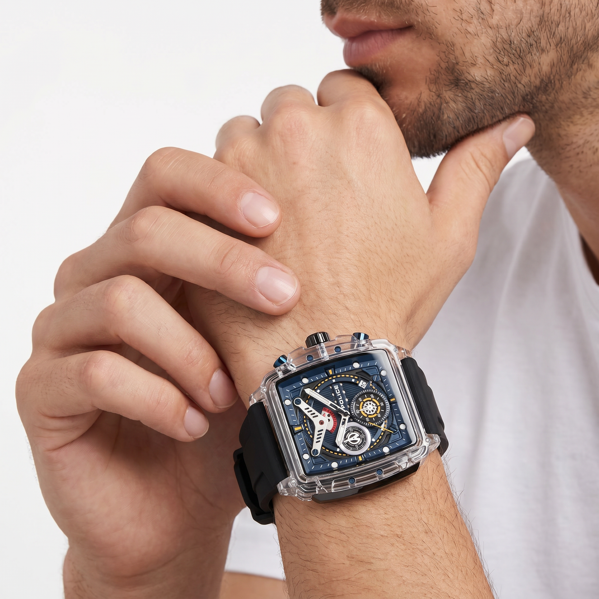 Men Clout Watch Set