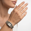 Women Square Two Tone Watch
