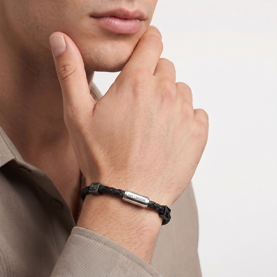 Men Basile Black Bracelet