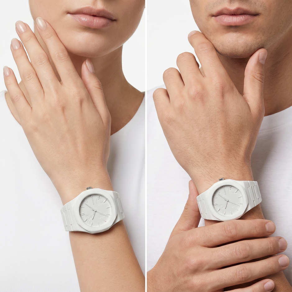 Unisex Fragment Grey Watch