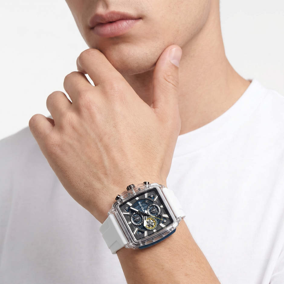 Men Clout Octet Two Tone Watch