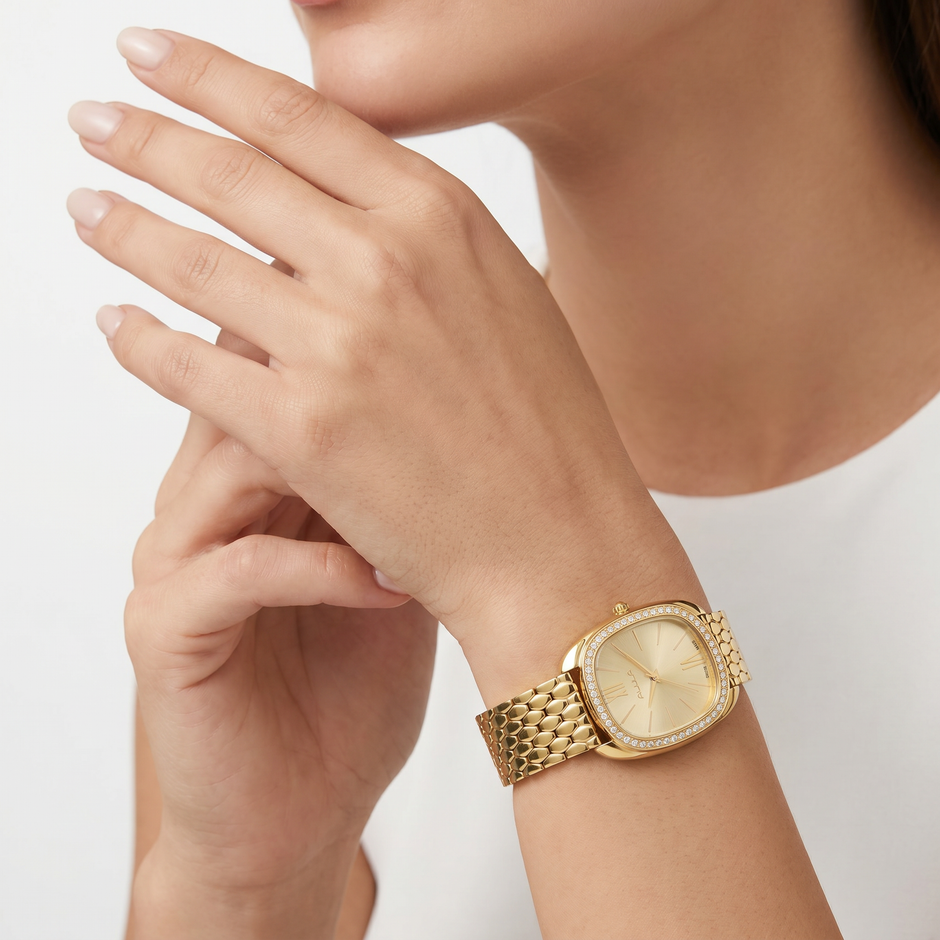 Women Gold Watch