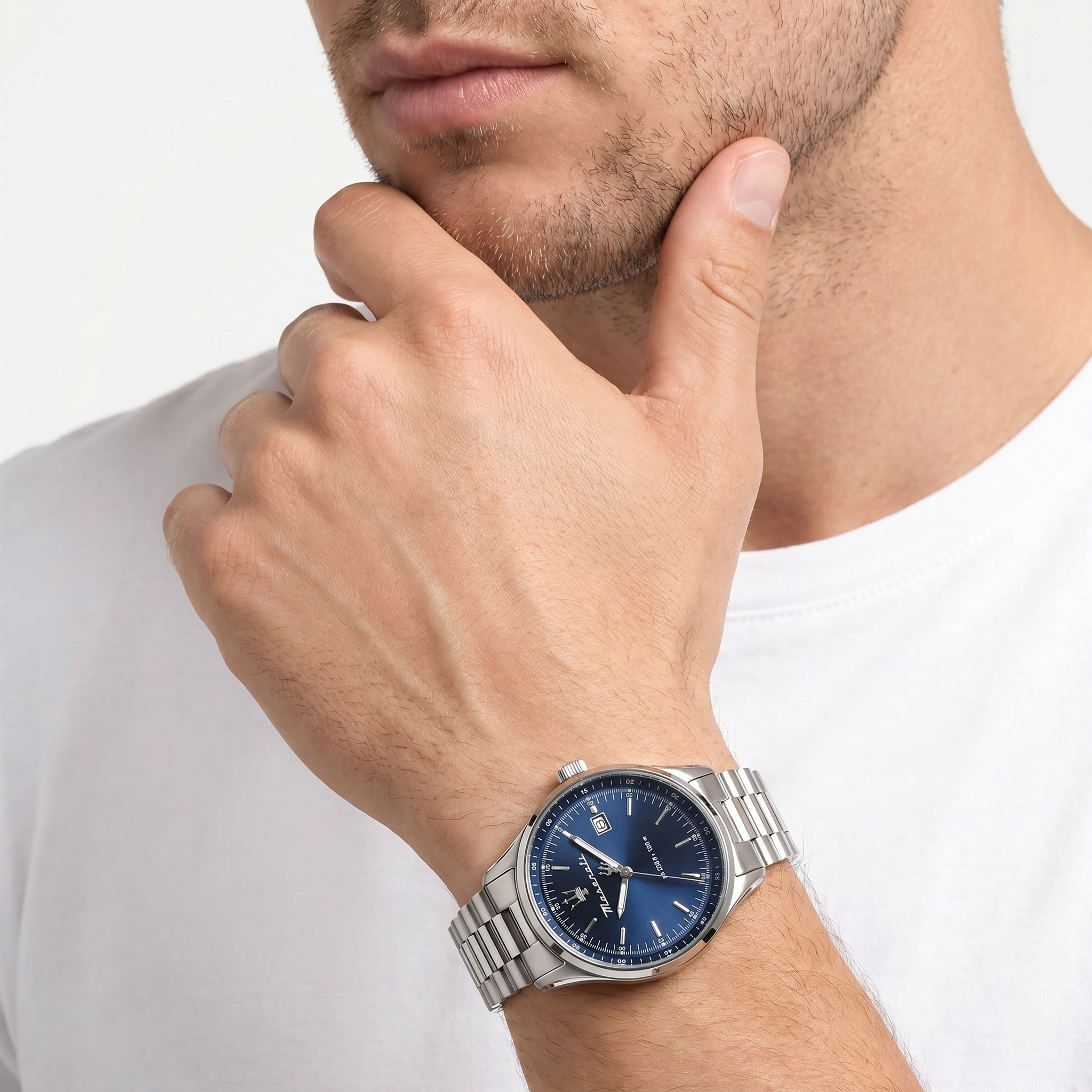 Men Sorpasso Blue 42mm Watch
