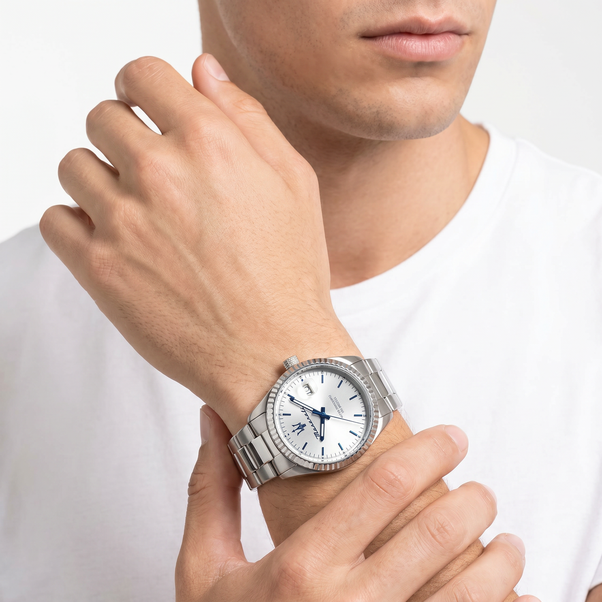 Men Competizione Silver Watch