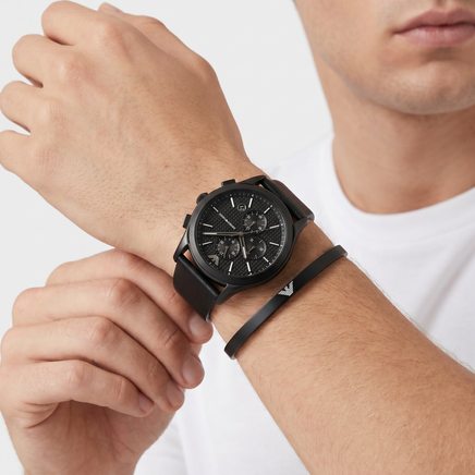 Men Paolo Black 42mm Watch