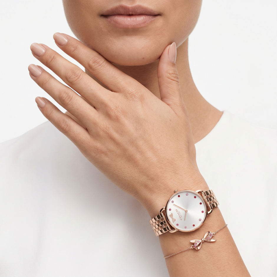 Women Elliot Gold Watch Set