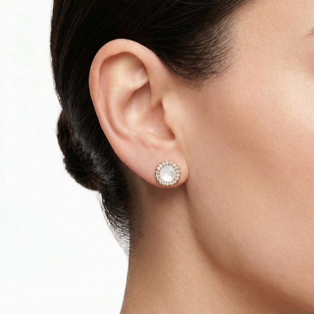Women White Earring
