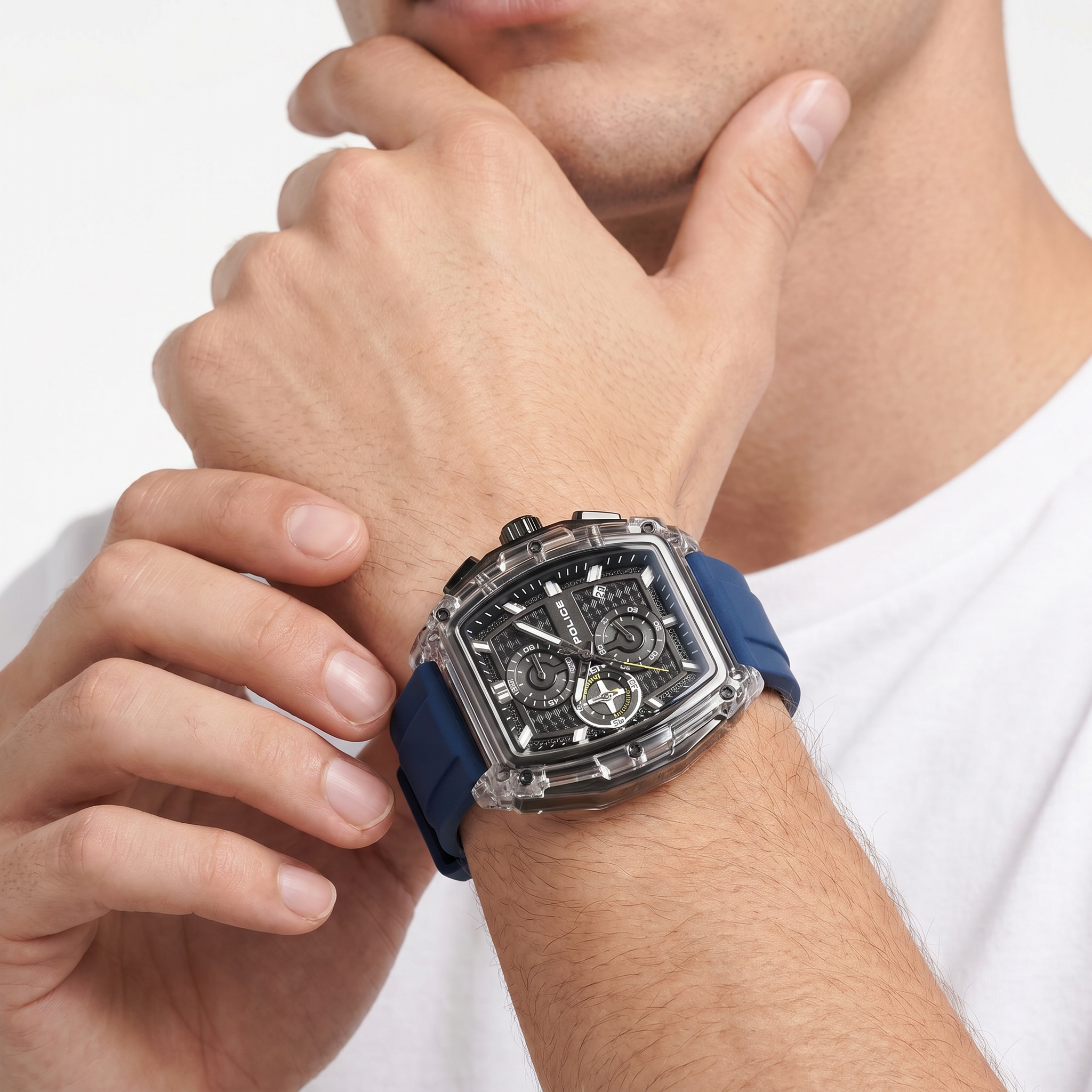 Men Clout Tank Black Watch