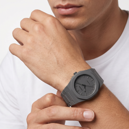 Men Polycarbon Black Watch