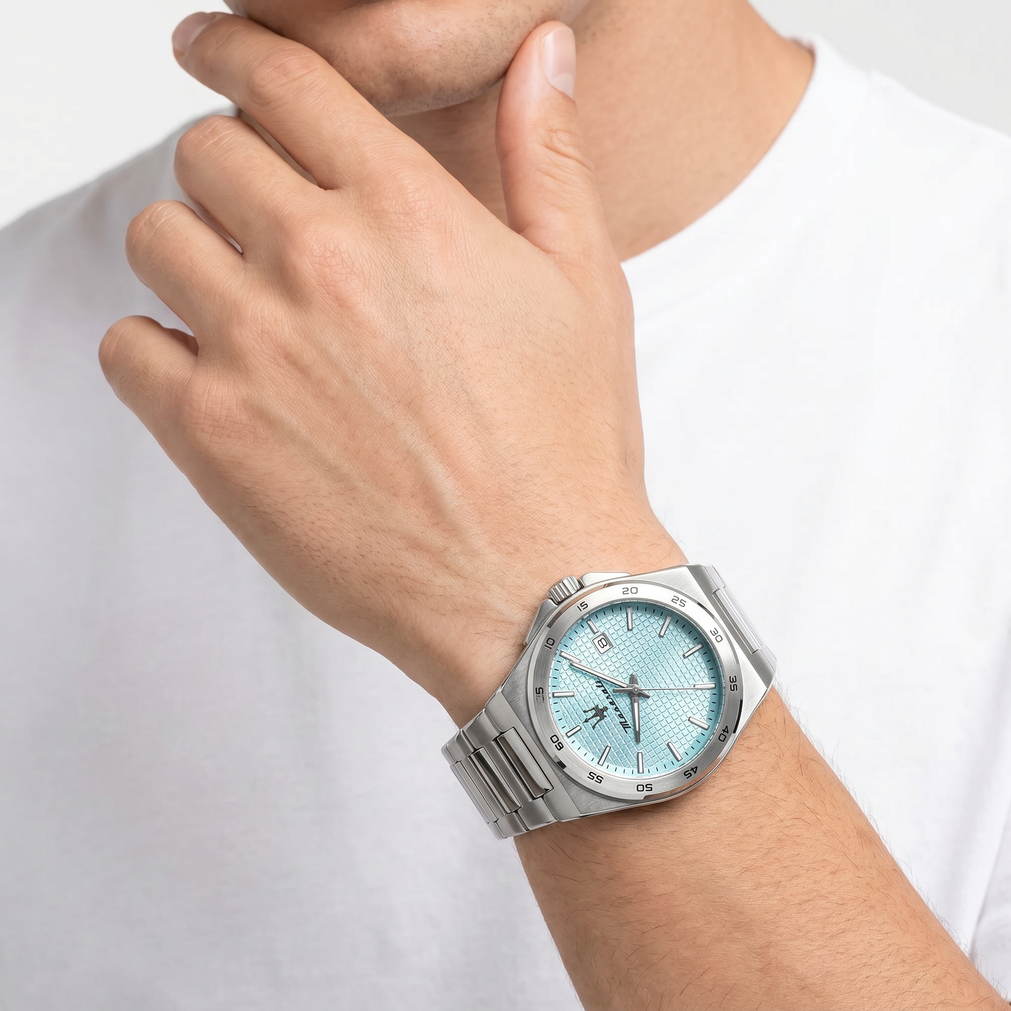 Men Velocita Slim Blue 40mm Watch