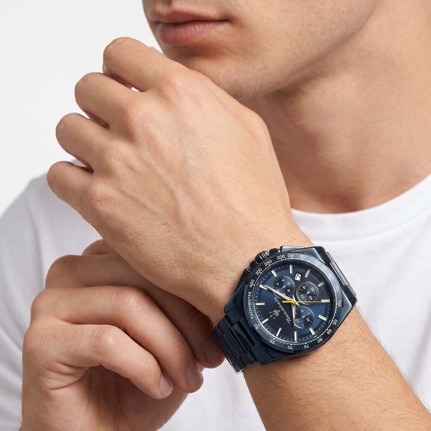 Men Velocita Blue Watch