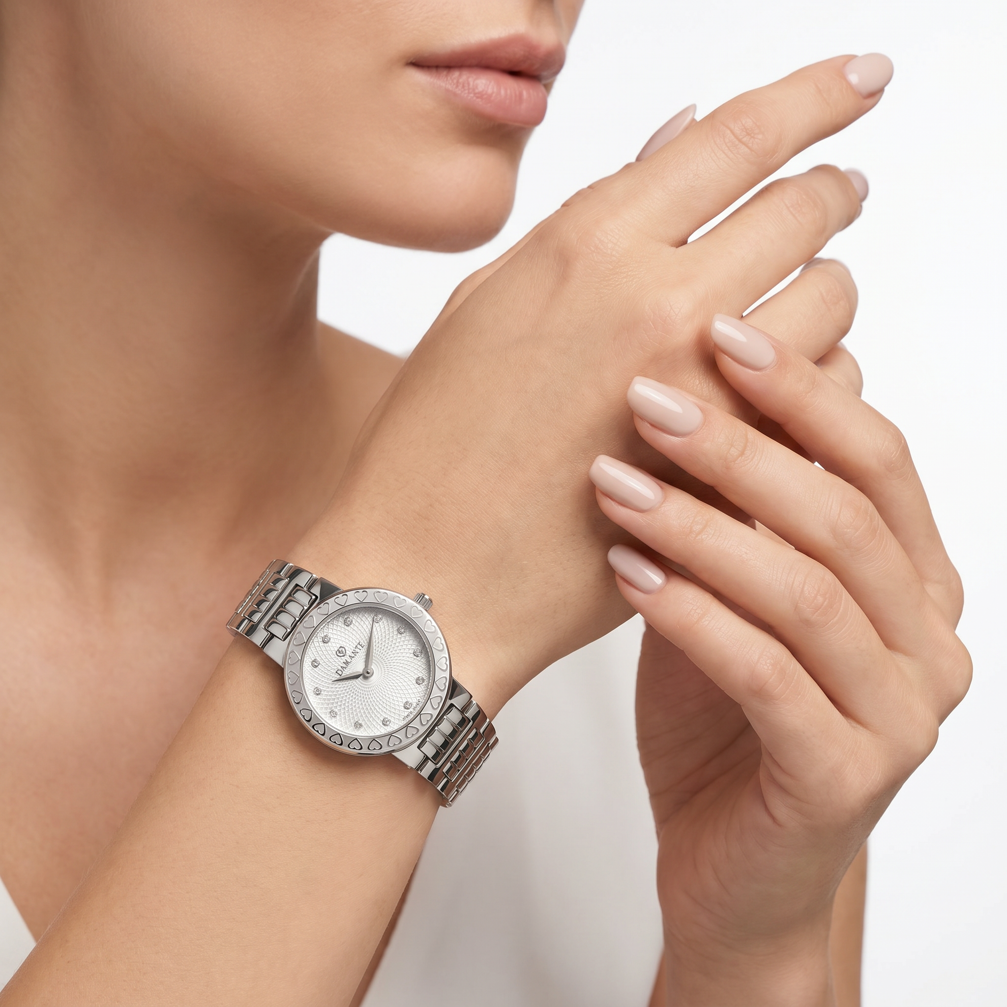 Women Logo Silver Watch