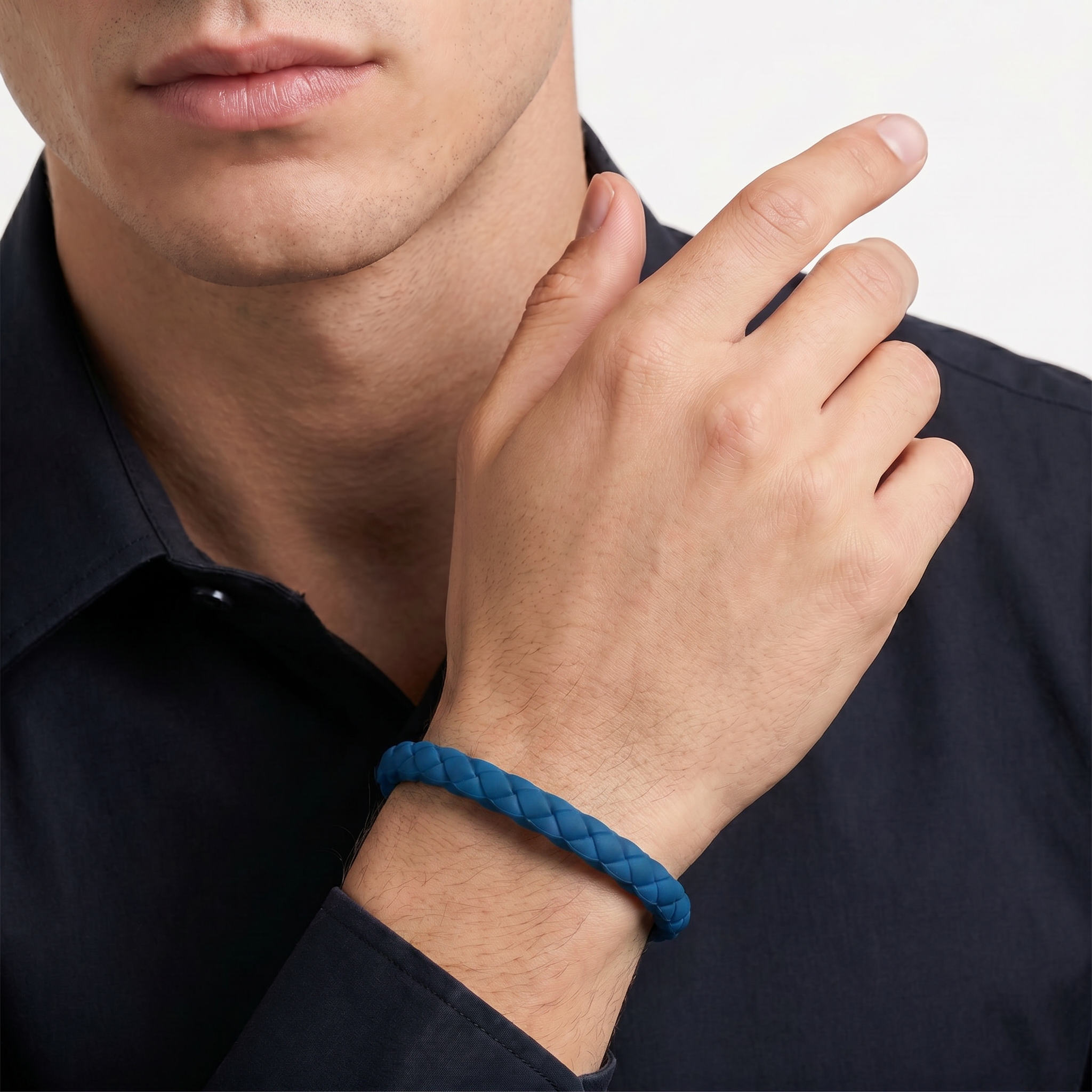 Men Blue Bracelet