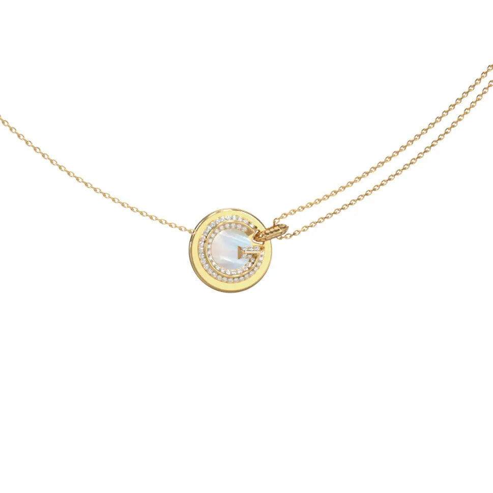 Women G Crystal Necklace