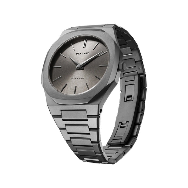Men Ultra Thin Grey 40mm Watch