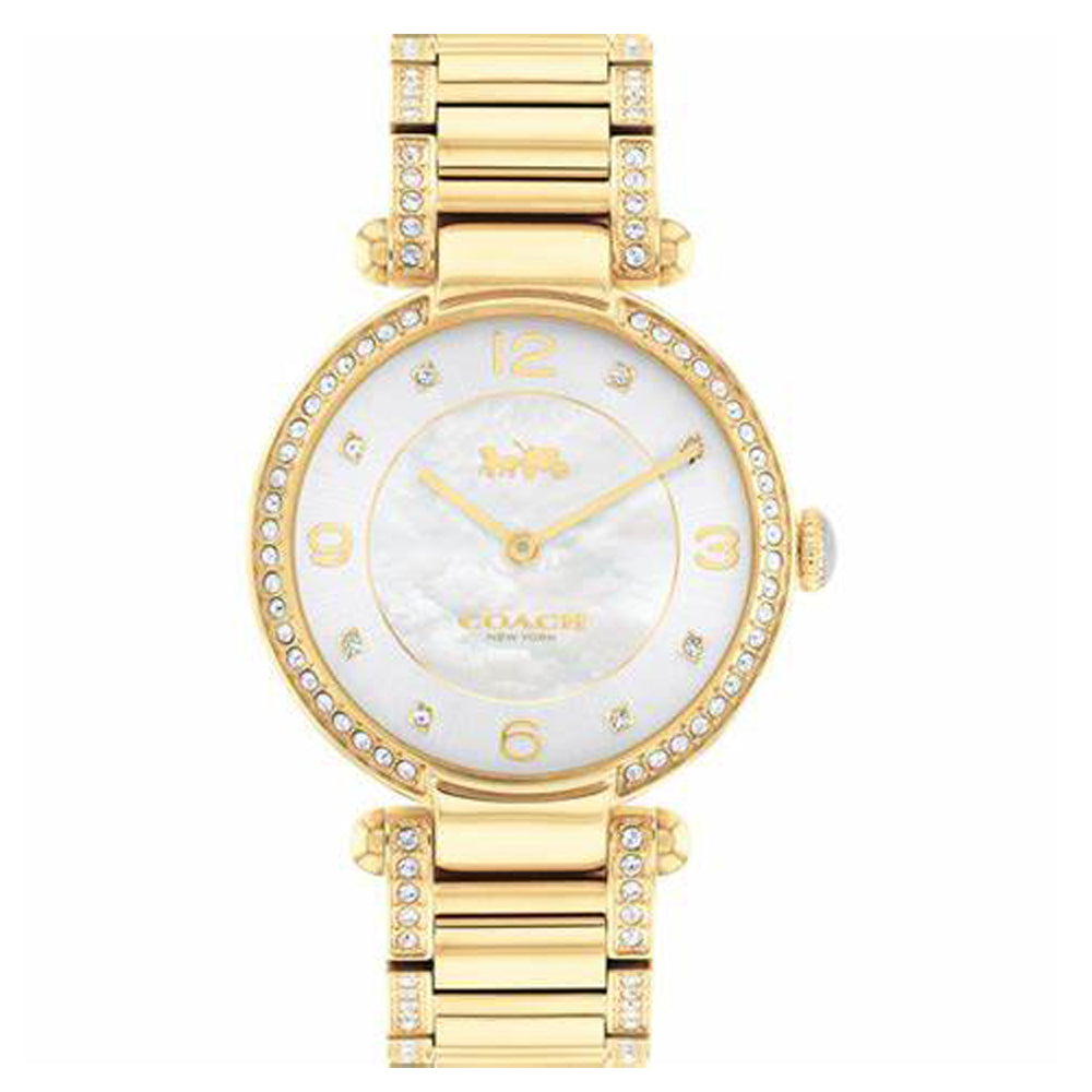 Cary Women White Quartz/Analog Watch