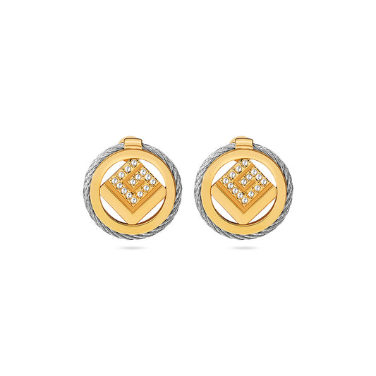 Camille Two Tone Earrings