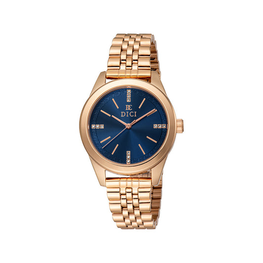 Lussia Women Navy Stainless Steel Watch