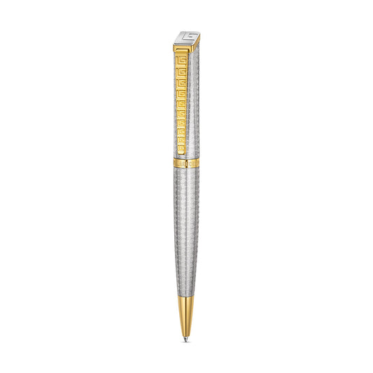 Andrea Stainless Steel And Gold Plated Pen