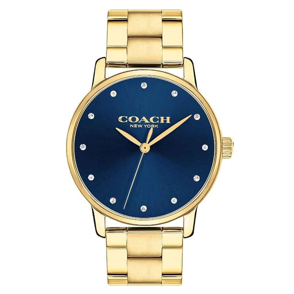 Grnd Women Blue Quartz/Analog Watch