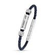 Jean Stainless Steel And Blue Bracelet
