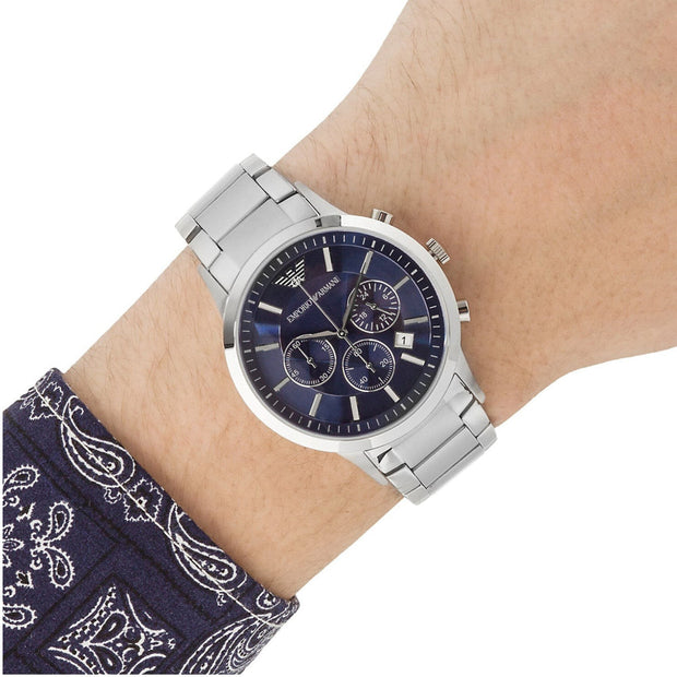 Men Silver Watch