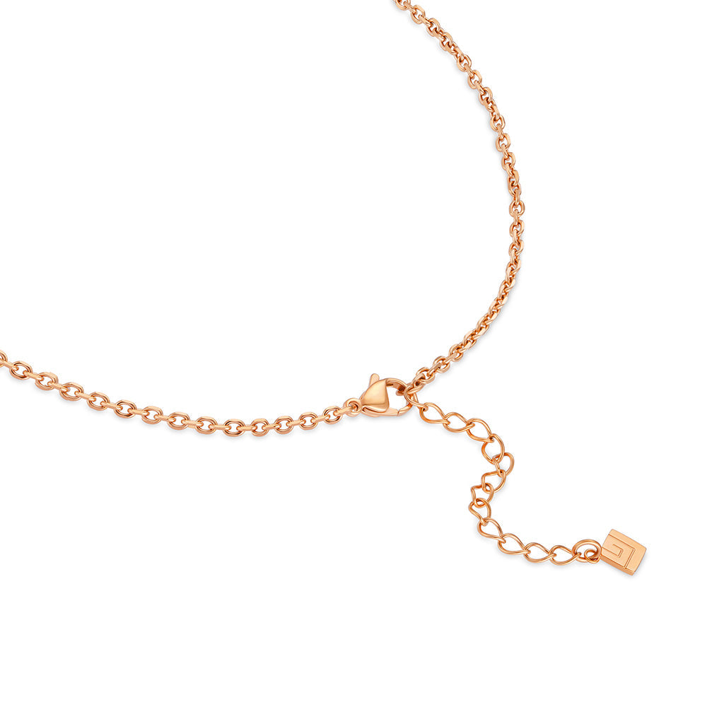 Ambre Rose Gold Plated Necklace
