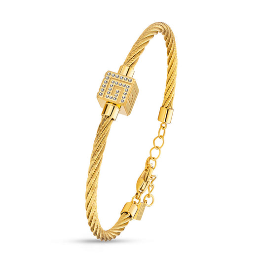 Aline Gold Plated Bracelet