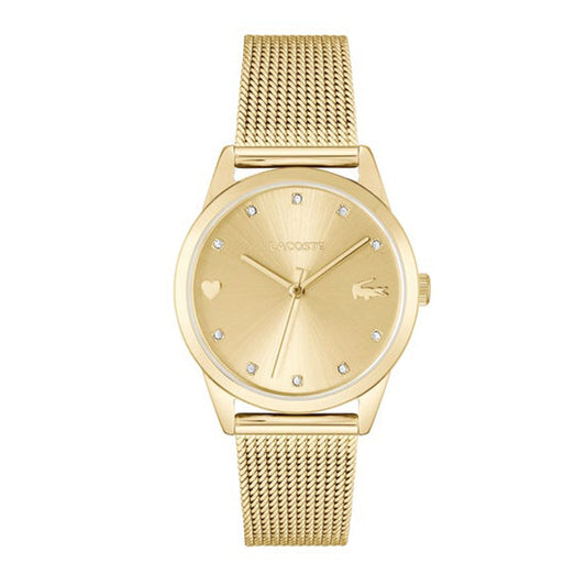 Staze Women Gold Quartz/Analog Watch