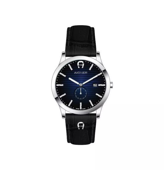 Treviso 2 Men 42mm Leather Blue Dial Watch