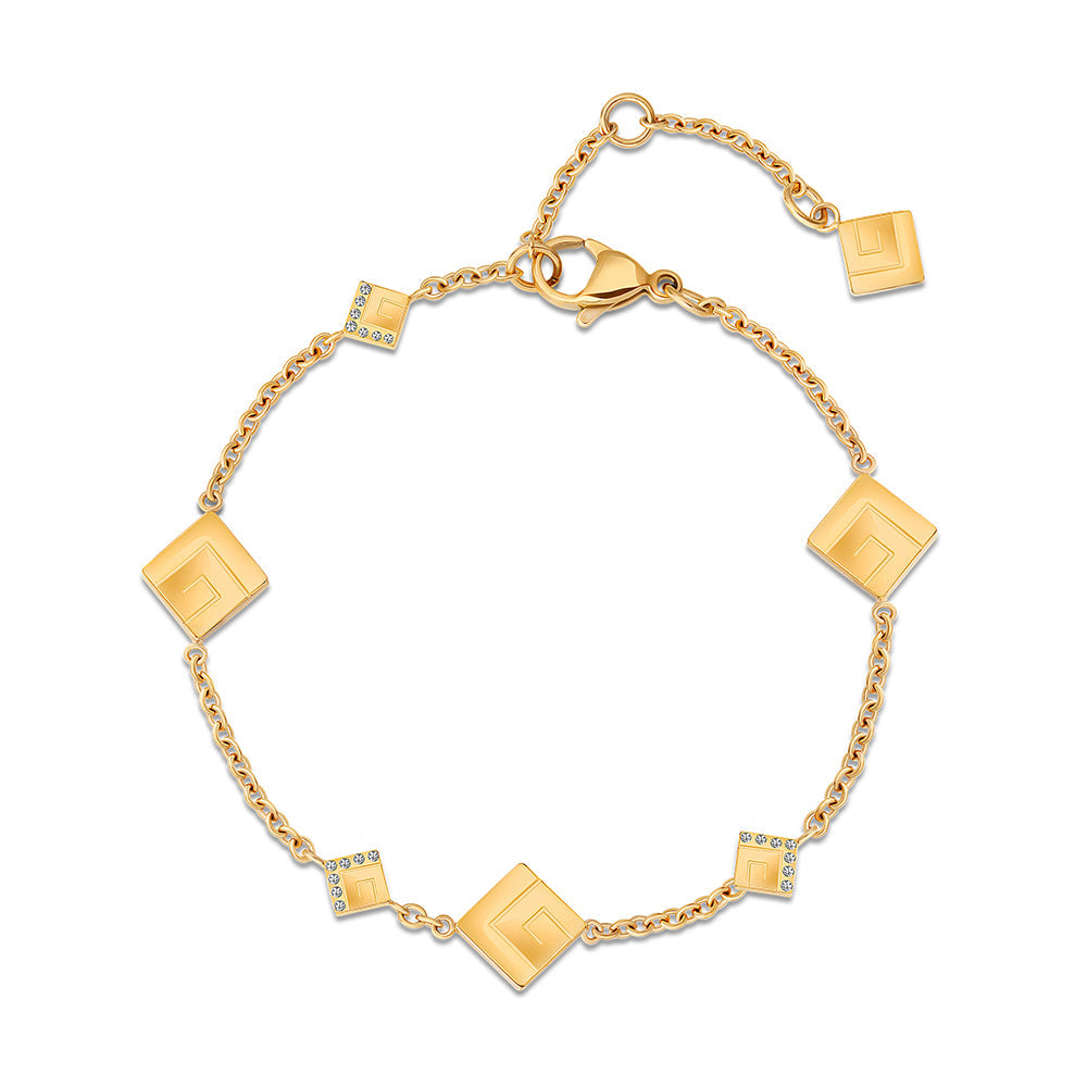 Audrey Gold Plated Bracelet