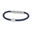 Pierre Stainless Steel And Blue Bracelet