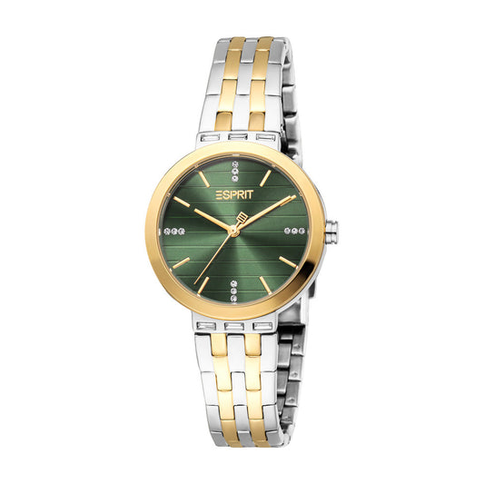 Savannah Women Silver & Gold  Watch