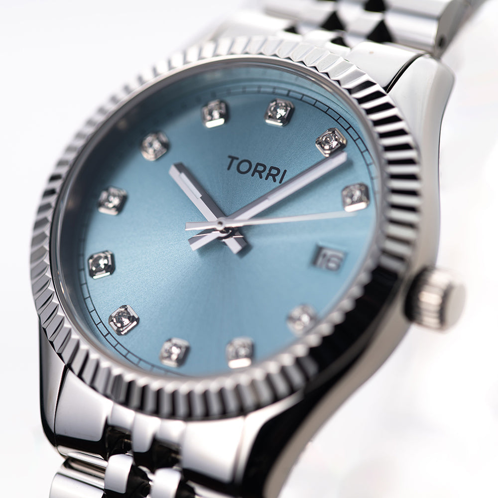 Women 40mm Blue Watch